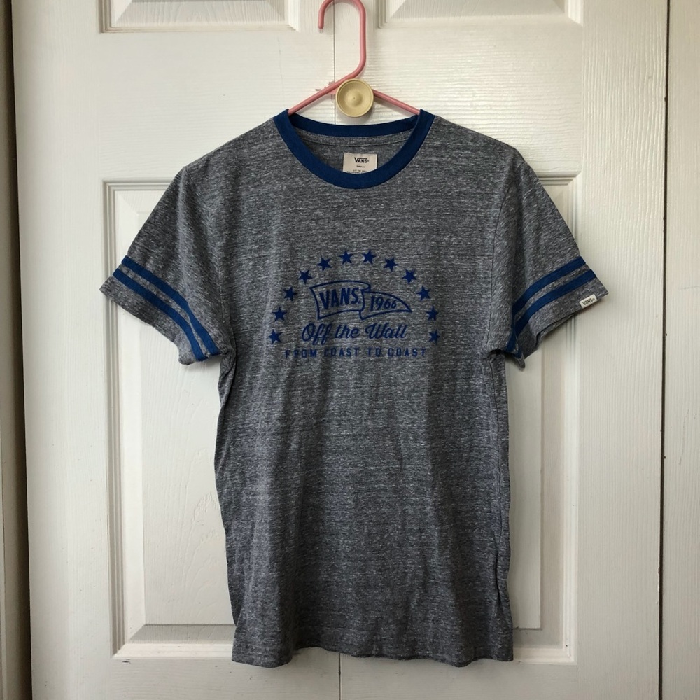 Vans Grey Graphic T Shirt EUC